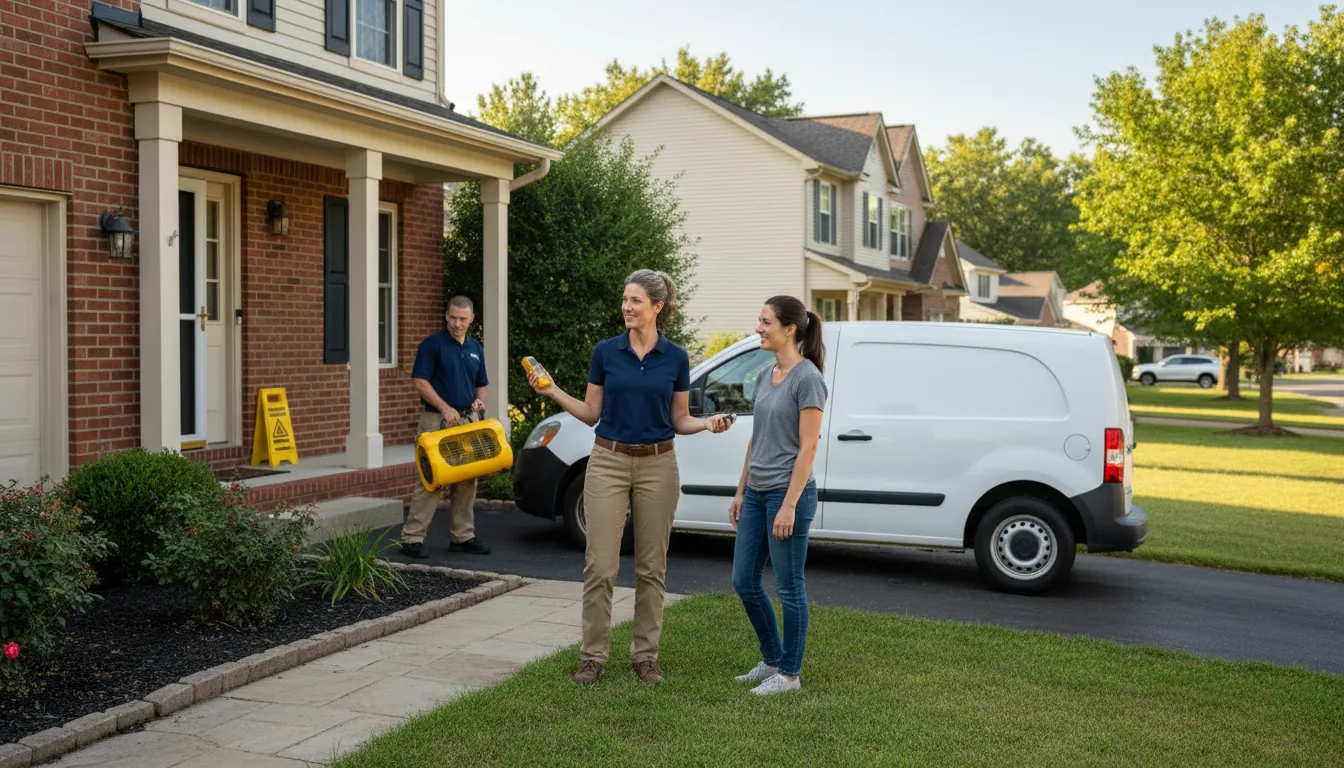 Residential water damage restoration in Chisago City, MN